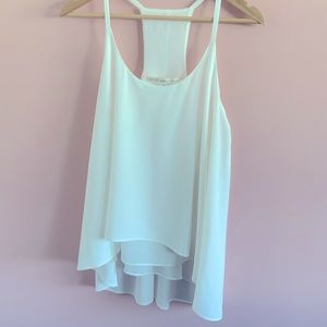 Rachel Roy Layered Racerback Blouse, Large